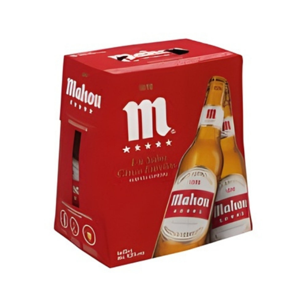 [700662] Pack 6x Bière Blonde Mahou - 25cl