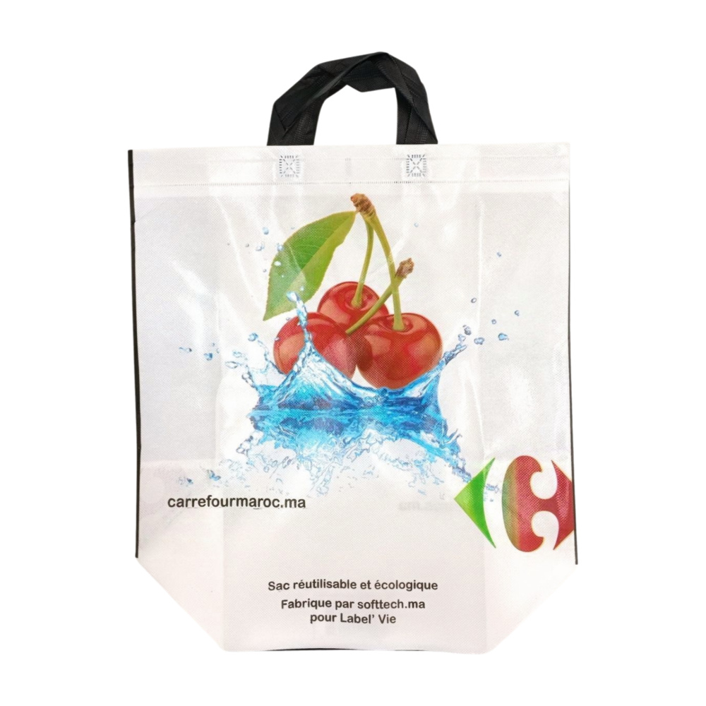 [686825] Sac Cabas Cerise Carrefour