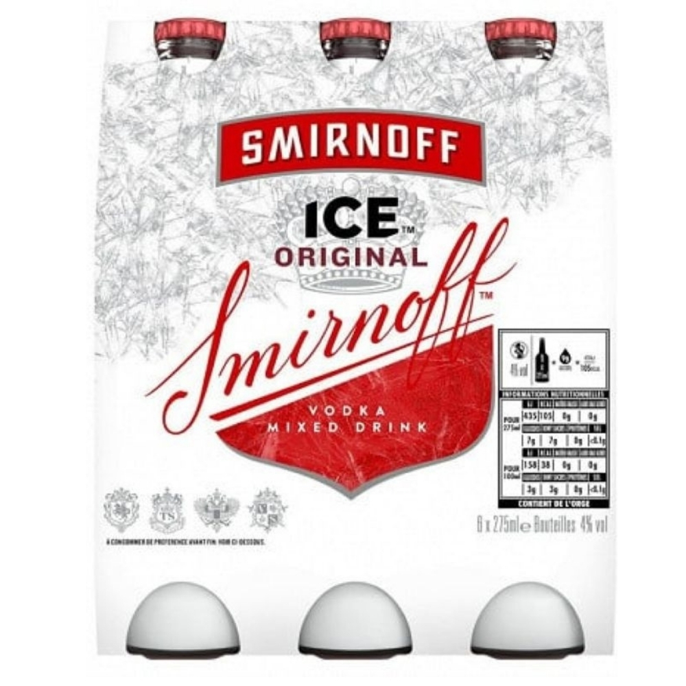 Pack 6x Smirnoff Ice Red - 27.5cl